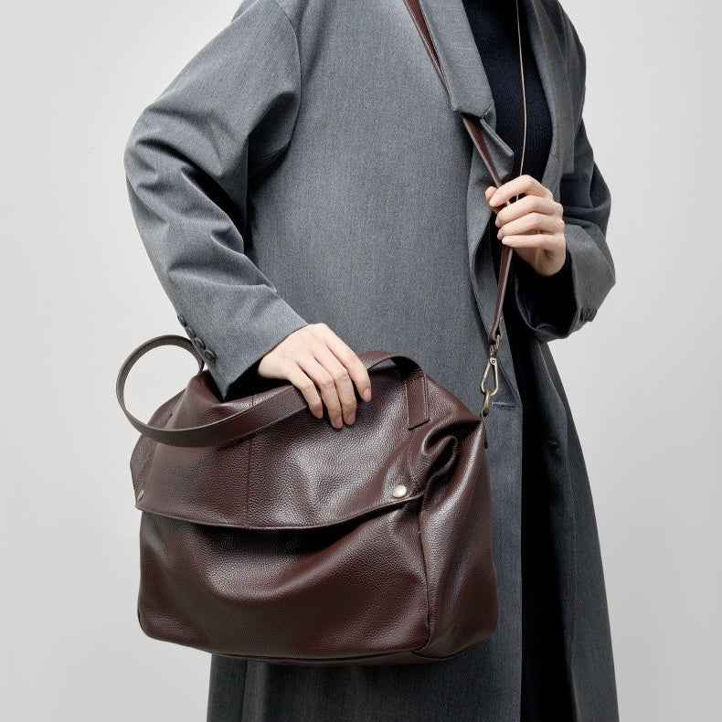 Covent | Retro Genuine Leather Minimalist Tote
