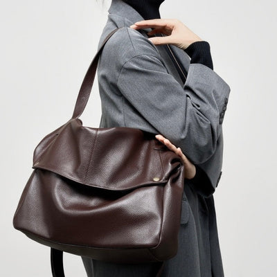 Covent | Retro Genuine Leather Minimalist Tote