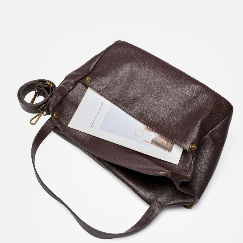 Covent | Retro Genuine Leather Minimalist Tote