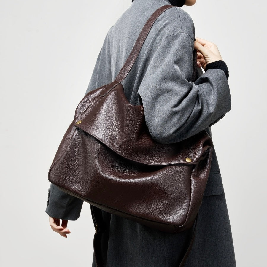 Covent | Retro Genuine Leather Minimalist Tote