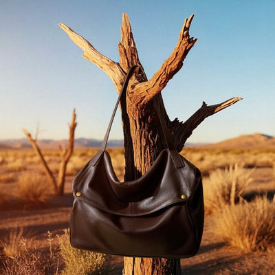 Covent | Retro Genuine Leather Minimalist Tote