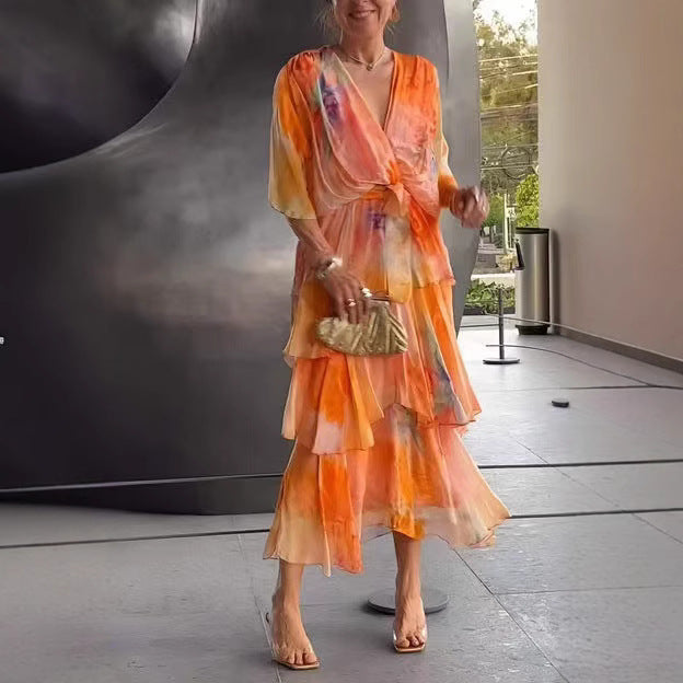 Valerie Floral Layer Dress