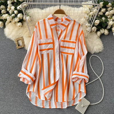 Eira – Striped Button-Up Shirt
