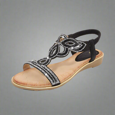 Vally | Handmade Golden Sandal with Comfortable Fit