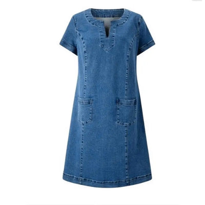 Isabella™ | Soft Denim Dress