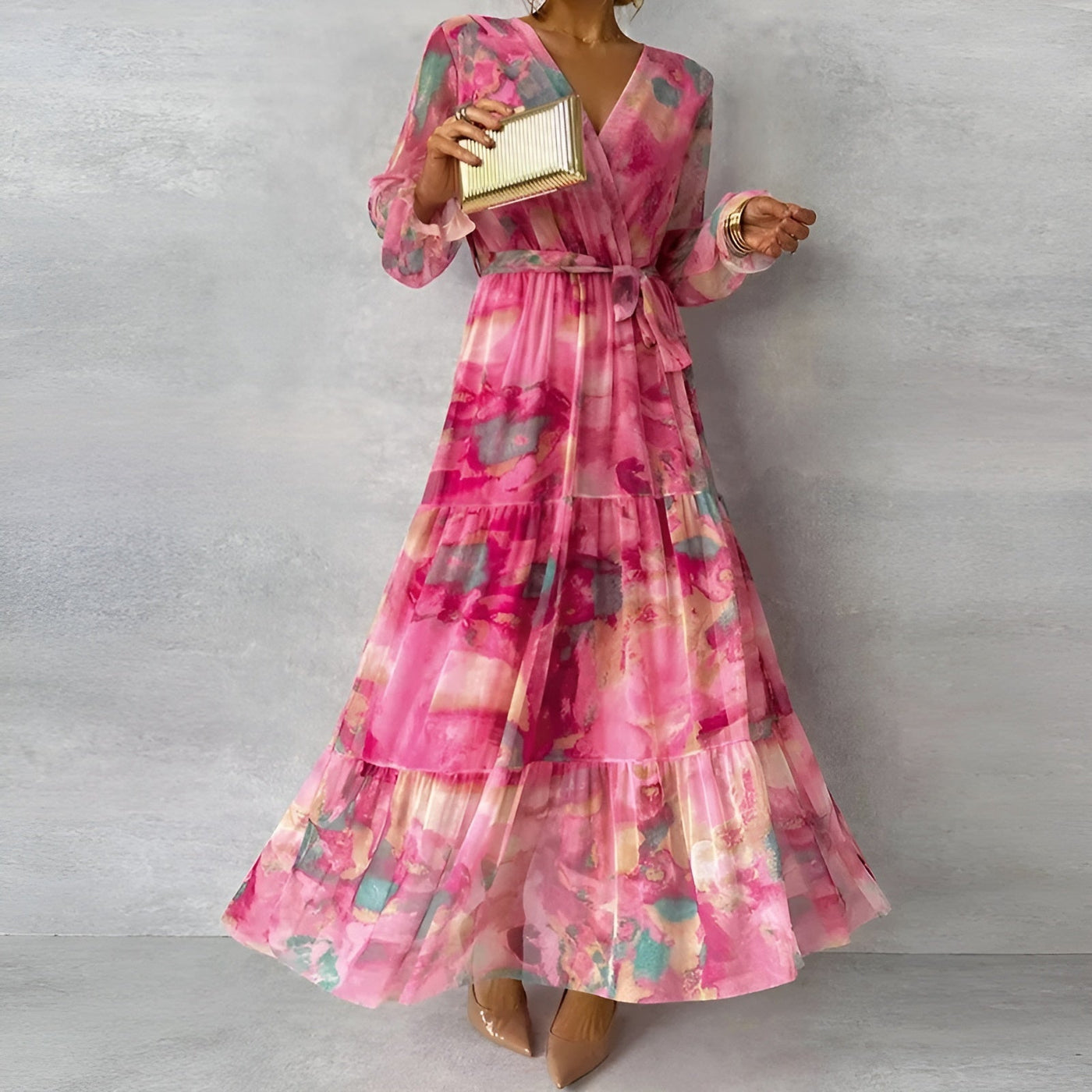 Elara - Elegant Floral Summer Dress
