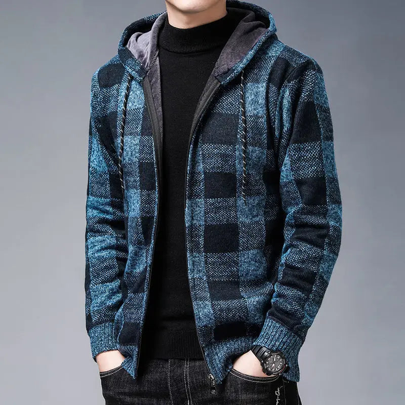 Harry Plaid Hoodie