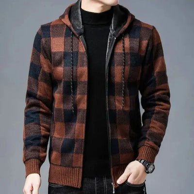 Harry Plaid Hoodie