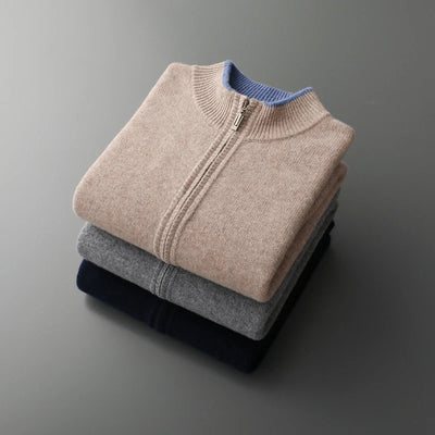 Mayfair Cashmere Zip Jacket