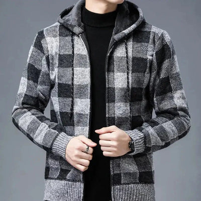 Harry Plaid Hoodie