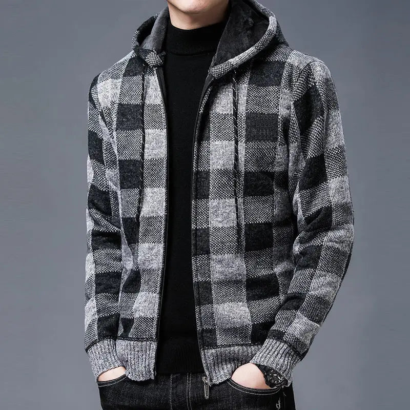 Harry Plaid Hoodie