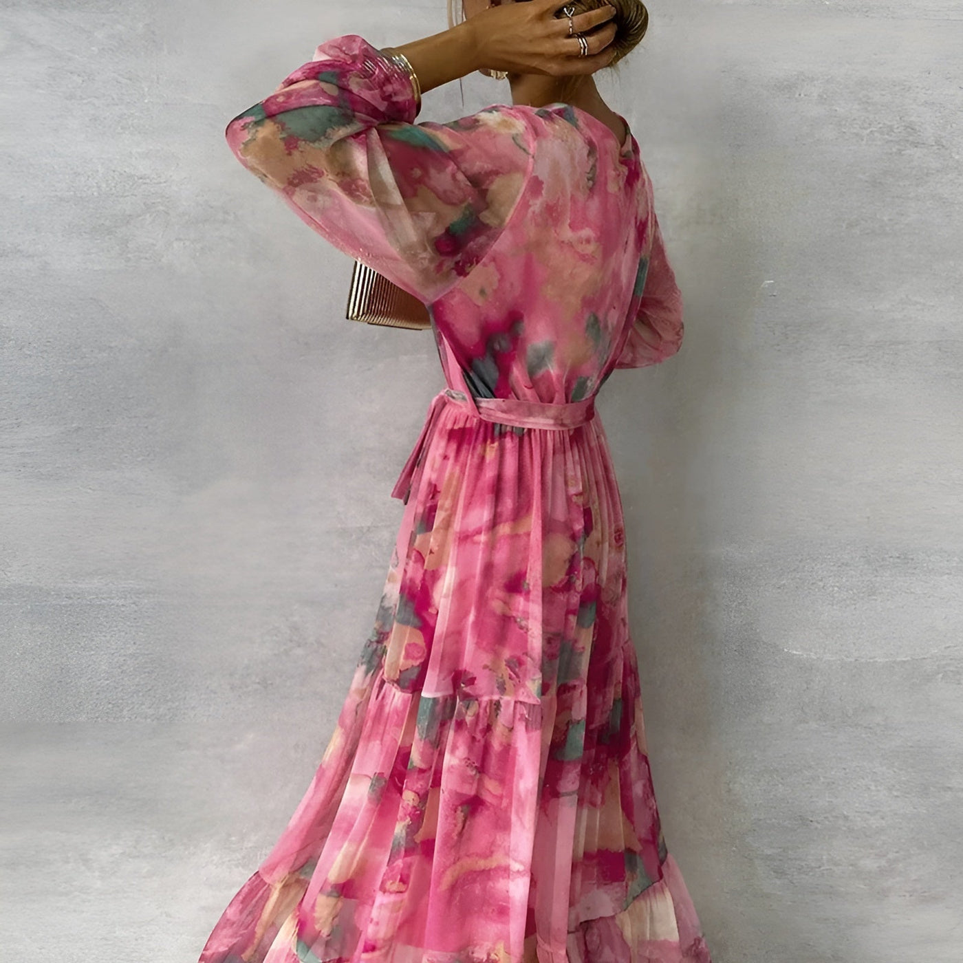 Elara - Elegant Floral Summer Dress