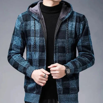 Harry Plaid Hoodie