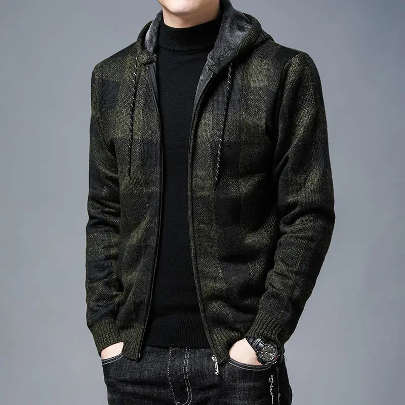 Harry Plaid Hoodie