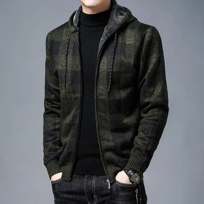Harry Plaid Hoodie