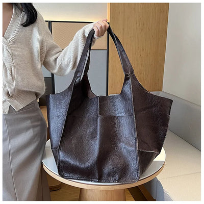 Scarlett™ Luxe Grandeur | Soft shoulder Leather bag