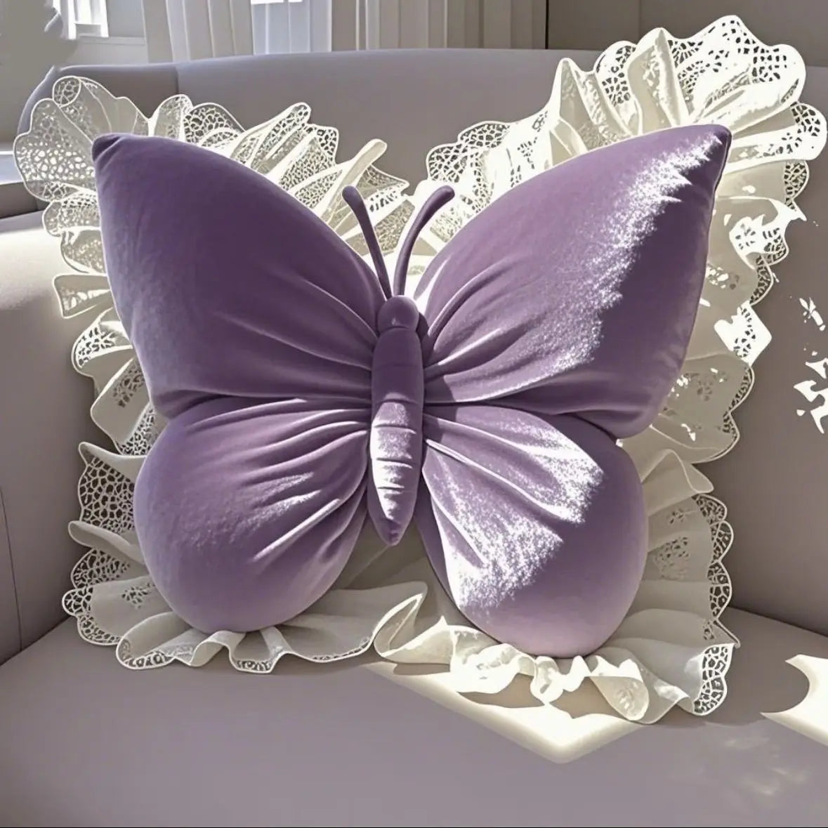 Seraphina Butterfly Pillow