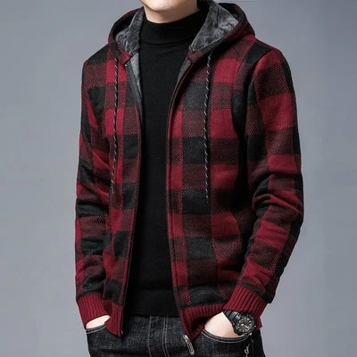 Harry Plaid Hoodie