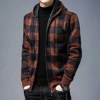Harry Plaid Hoodie