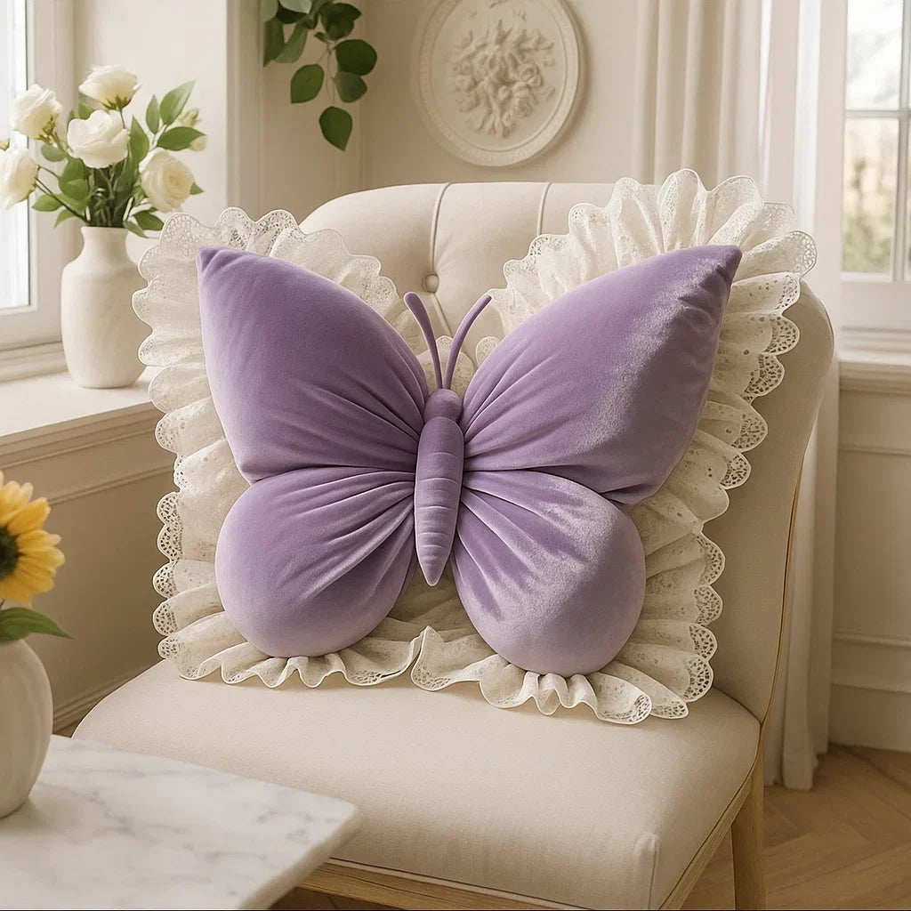 Seraphina Butterfly Pillow