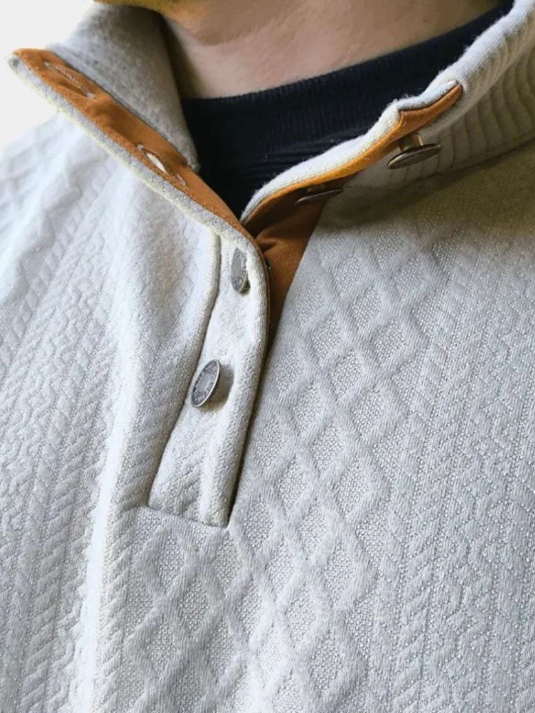 Classic High Collar Pullover