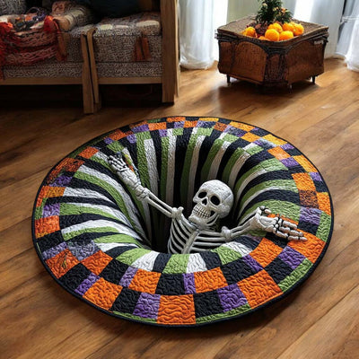 Skeleton Surprise 3D Effect Rug