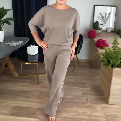 The Kensington Trio | Elegant 3-piece set including long cardigan, top and pants
