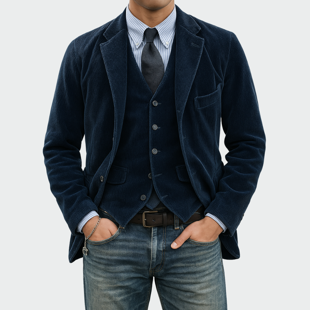 Tommy™ | Two-Piece Set Blazer & Vest