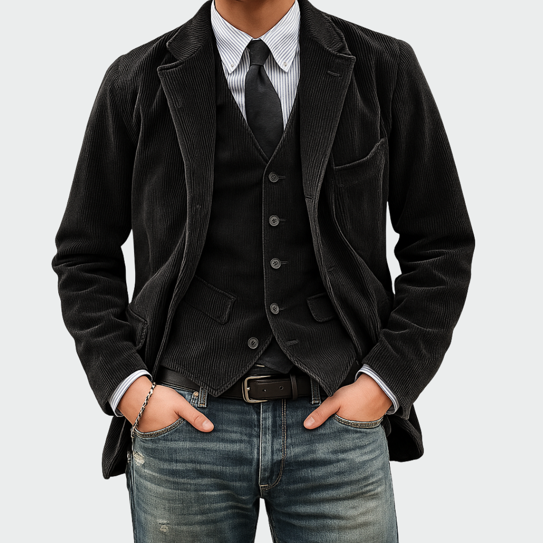 Tommy™ | Two-Piece Set Blazer & Vest