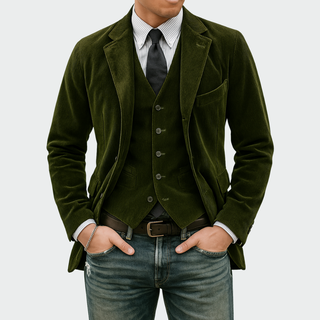 Tommy™ | Two-Piece Set Blazer & Vest