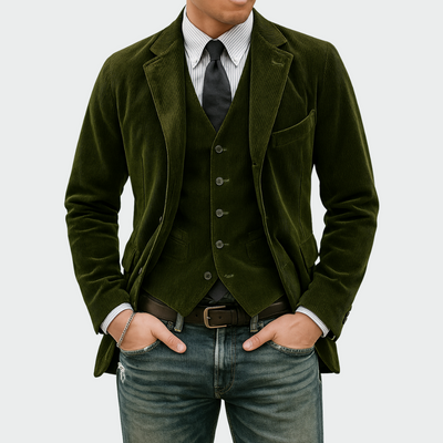Tommy™ | Two-Piece Set Blazer & Vest