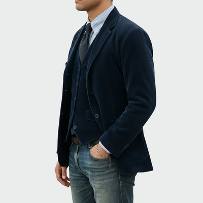 Tommy™ | Two-Piece Set Blazer & Vest